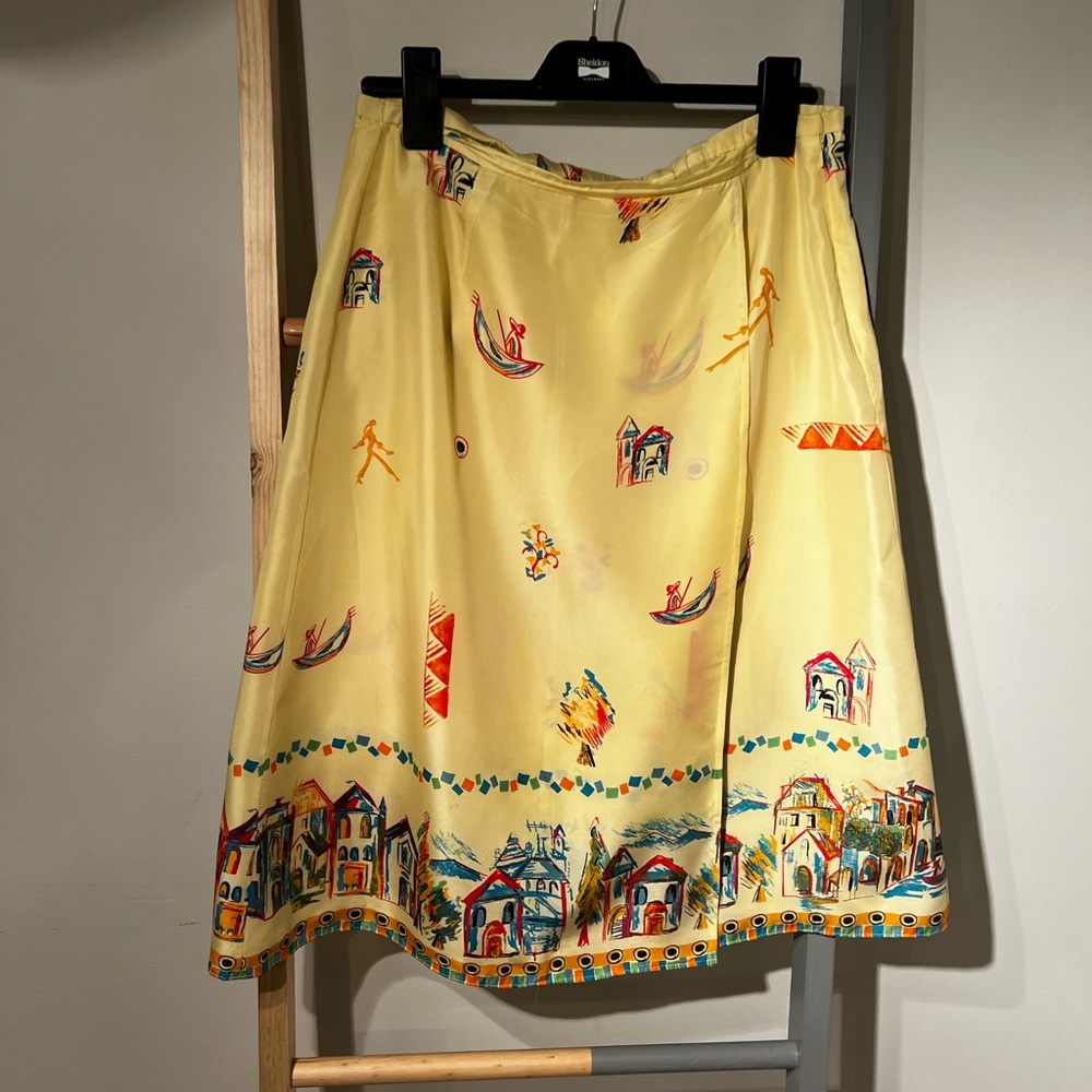 Vintage 100% silk skirt from Marsh Landing